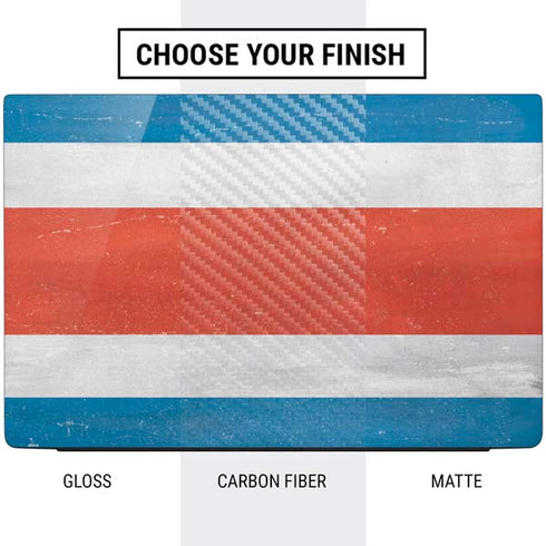 Costa Rican Flag Distressed Dell Vostro Skin